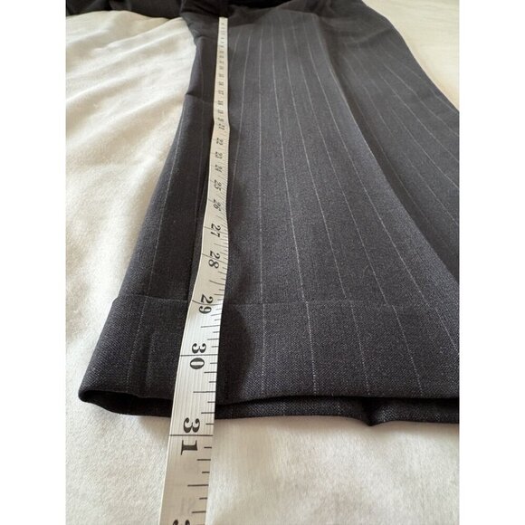 Brooks Brothers 346 Men's Pinstripe Dress Pants W38 L31 Gray Stretch Wool Blend - Picture 7 of 8